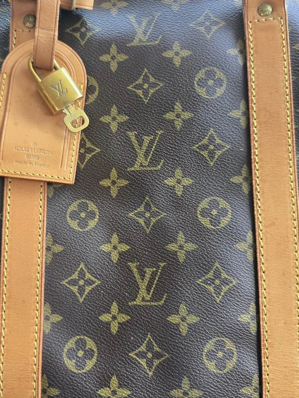 Louis Vuitton Brown Monogram Keepall 60 Travel Duffel